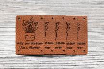 Designer-labelsetti 'Bloom & Flower' by Unikati - Nimikenumero 9131