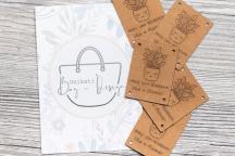 Designer-labelsetti 'Bloom & Flower' by Unikati - Nimikenumero 9131