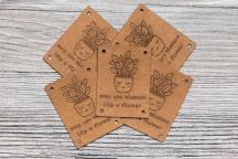 Designer-labelsetti 'Bloom & Flower' by Unikati (FloraPap) - Nimikenumero 9131