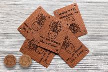 Designer-labelsetti 'Bloom & Flower' by Unikati - Nimikenumero 9131