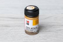 Marabu Textil Metallic 15 ml  (metallinhohtoinen-kulta) - Nimikenumero 2512