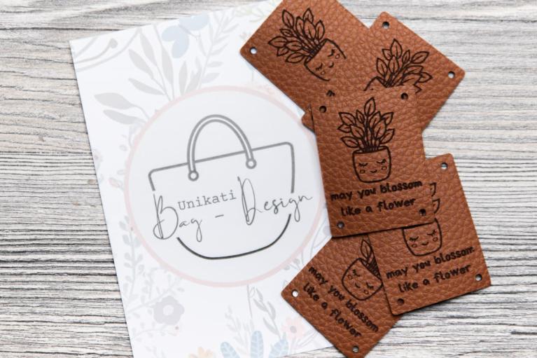 Designer-labelsetti 'Bloom & Flower' by Unikati - Nimikenumero 9131