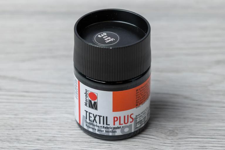 Marabu Textil Plus 50 ml  (musta) - Nimikenumero 2511
