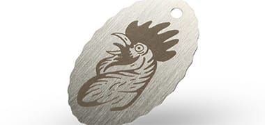 Harjattu ruostumaton teräs